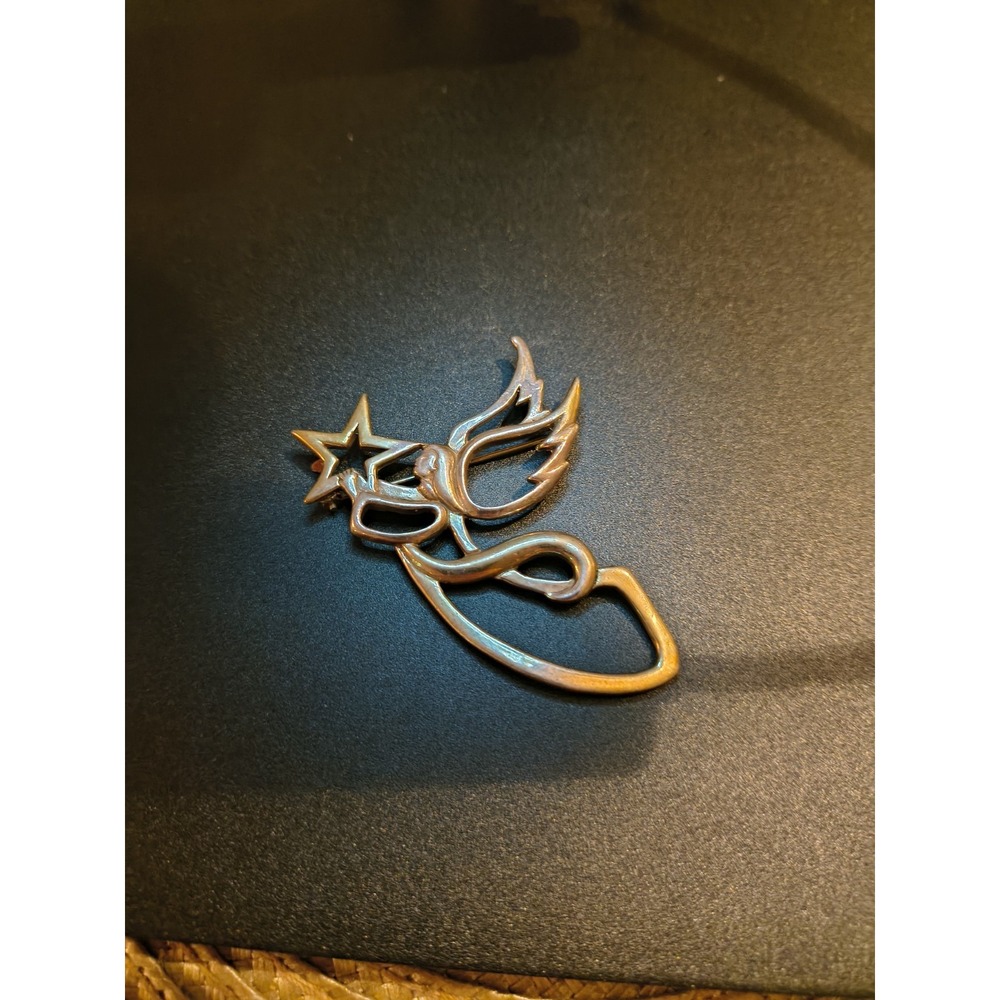 Sterling Silver Angel H&H De Mateo Pin